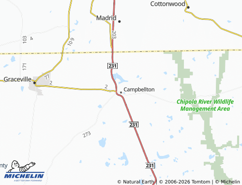 Carte MICHELIN Campbellton - ViaMichelin