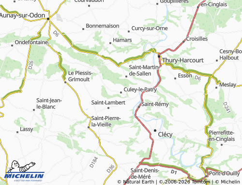 MICHELIN Culey-le-Patry map - ViaMichelin