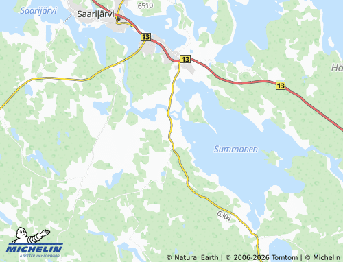 Mappa MICHELIN Tarvaala - ViaMichelin