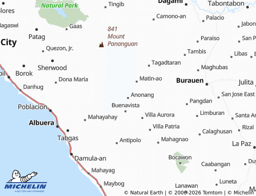MICHELIN Anonang map - ViaMichelin