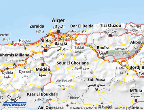 MICHELIN Tablat map - ViaMichelin
