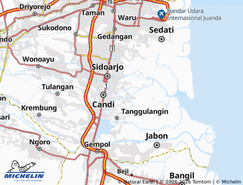 MICHELIN Wedoro Klurak map - ViaMichelin