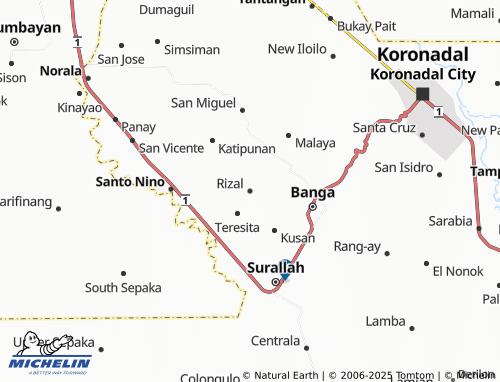 MICHELIN Barrio 3 map - ViaMichelin