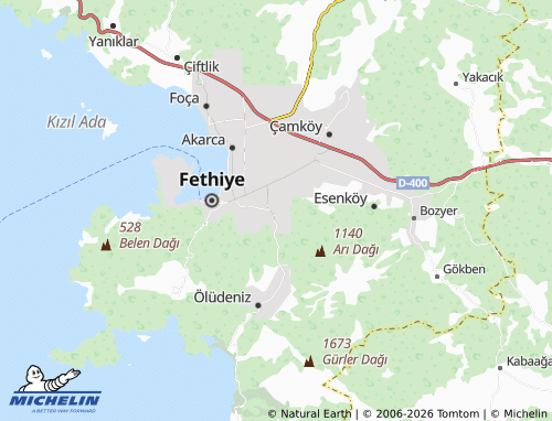 Mappa MICHELIN Patlangıç - ViaMichelin