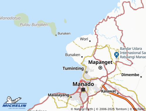 MICHELIN Meras map - ViaMichelin