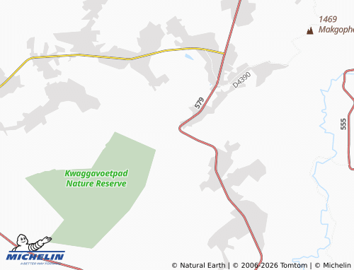 MICHELIN-Landkarte Nkosini - ViaMichelin