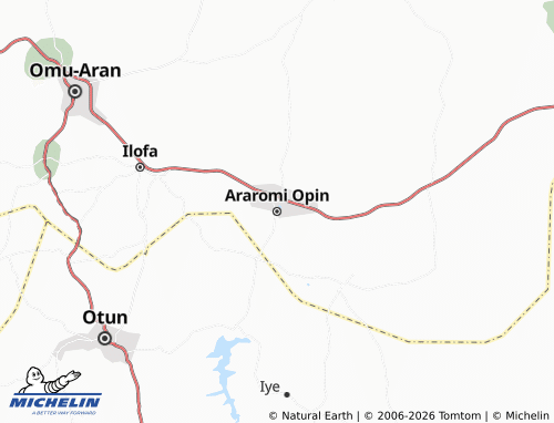 Mappa MICHELIN Araromi Opin - ViaMichelin