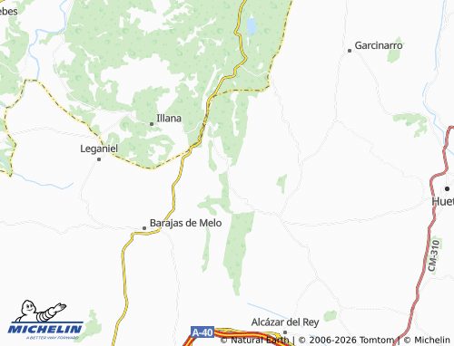 Carte MICHELIN Saceda-Trasierra - ViaMichelin