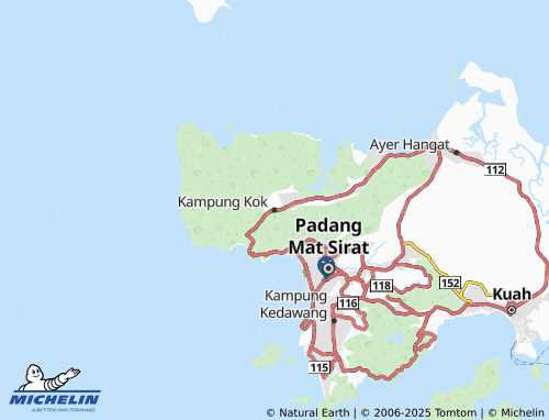 MICHELIN Kampung Kok map - ViaMichelin