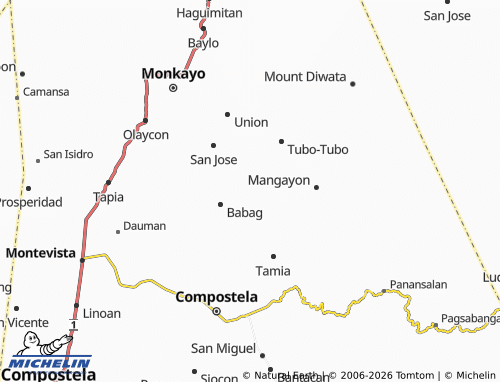 MICHELIN Naboc map - ViaMichelin