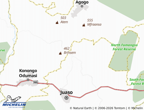 Mapa MICHELIN Krofa - ViaMichelin