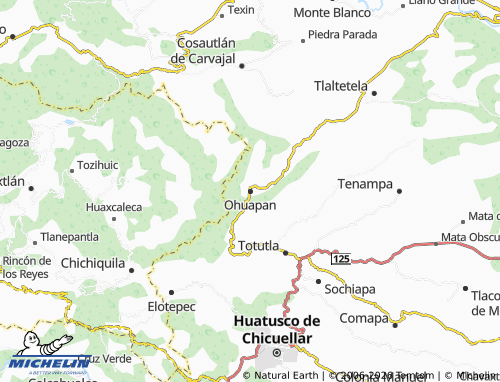 Mapa MICHELIN Ohuapan - ViaMichelin