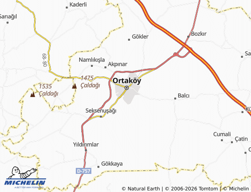 MICHELIN Çankaya map - ViaMichelin