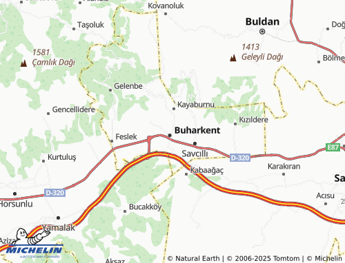 MICHELIN Kamilpaşa map - ViaMichelin