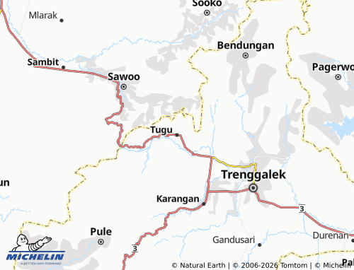 MICHELIN Tugu map - ViaMichelin