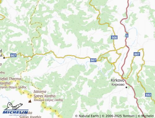 MICHELIN Benkovski map - ViaMichelin