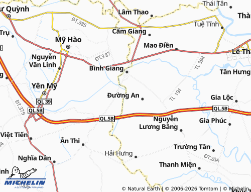 MICHELIN-Landkarte Thúc Kháng - ViaMichelin