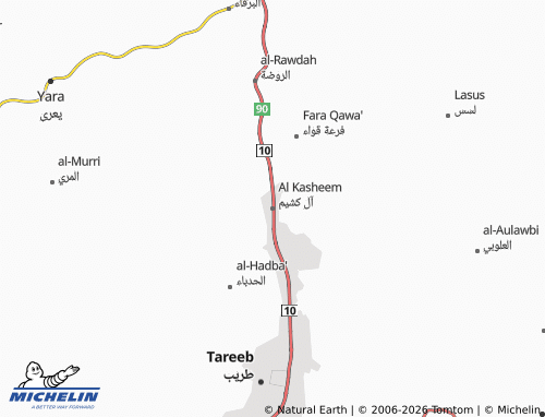 MICHELIN-Landkarte Al Kasheem - ViaMichelin
