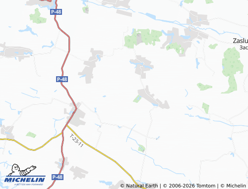 MICHELIN-Landkarte Berezyna - ViaMichelin