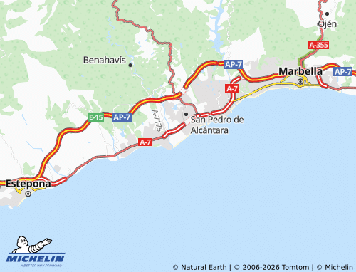 MICHELIN-Landkarte Guadalmina Baja - ViaMichelin