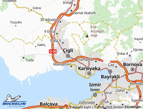 MICHELIN Şirintepe map - ViaMichelin