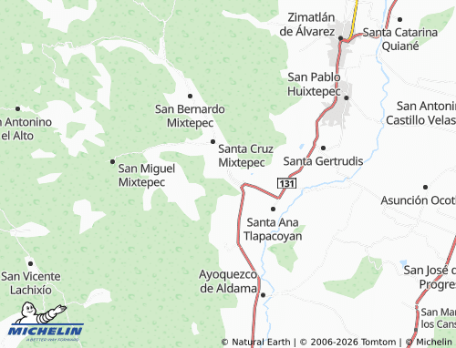 Mappa MICHELIN Rincón de Tlapacoyan - ViaMichelin