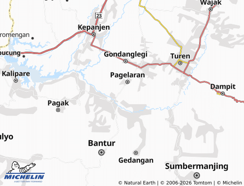 MICHELIN Suwaru map - ViaMichelin