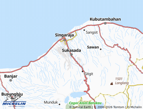 Carte MICHELIN Sukasada - ViaMichelin