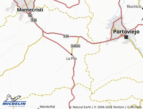 MICHELIN La Pila map - ViaMichelin