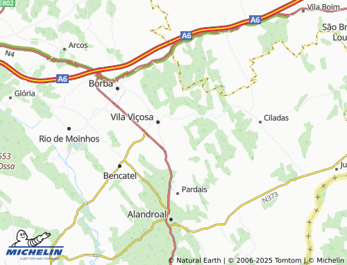 MICHELIN Nossa Senhora da Conceição e São Bartolomeu map - ViaMichelin
