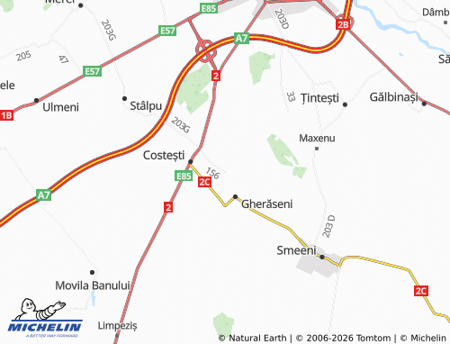 Mappa MICHELIN Budișteni - ViaMichelin