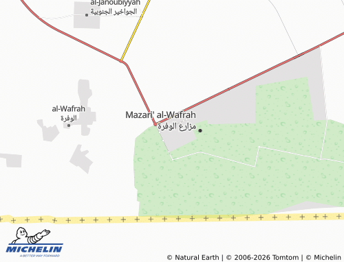 MICHELIN New Wafra City Block 3 map - ViaMichelin