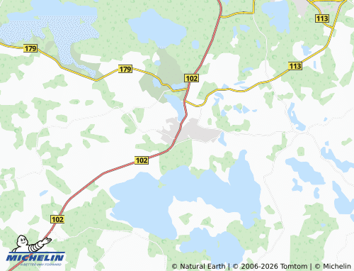 Mappa MICHELIN Dūkštas - ViaMichelin