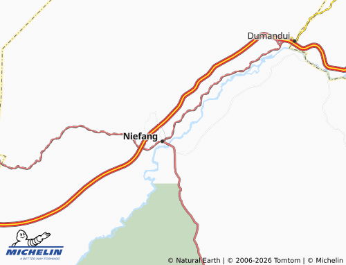 Mapa MICHELIN Ndomenko - ViaMichelin