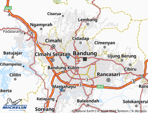 Mapa MICHELIN Sukabungah - ViaMichelin