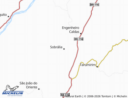 Mappa MICHELIN Sobrália - ViaMichelin