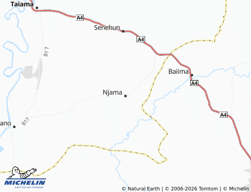 Mappa MICHELIN Njama - ViaMichelin