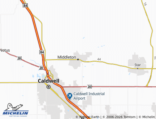 Mappa MICHELIN Middleton - ViaMichelin