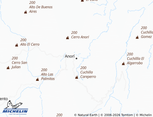 Carte MICHELIN Anorí - ViaMichelin