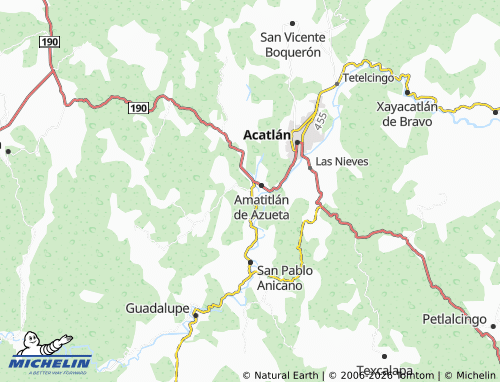 Mappa MICHELIN Barrio de Guadalupe - ViaMichelin