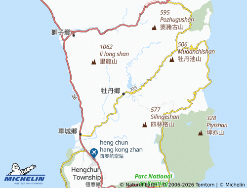 Kaart MICHELIN Mǔdān Xiāng - ViaMichelin