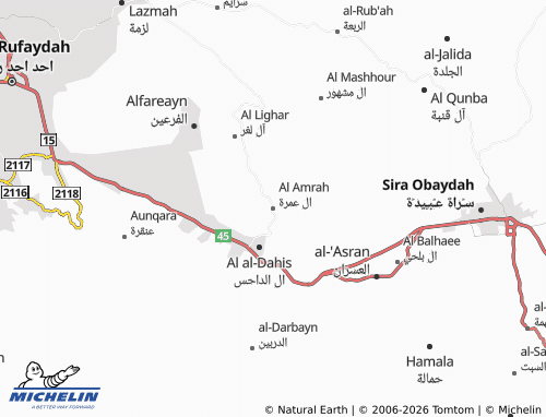 MICHELIN-Landkarte Al Amrah - ViaMichelin