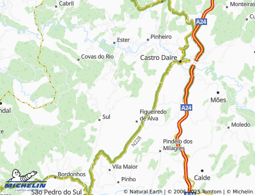 Mapa MICHELIN Pesos - ViaMichelin