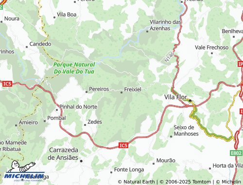 MICHELIN Freixiel map - ViaMichelin