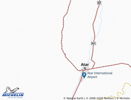 MICHELIN Azougui map - ViaMichelin