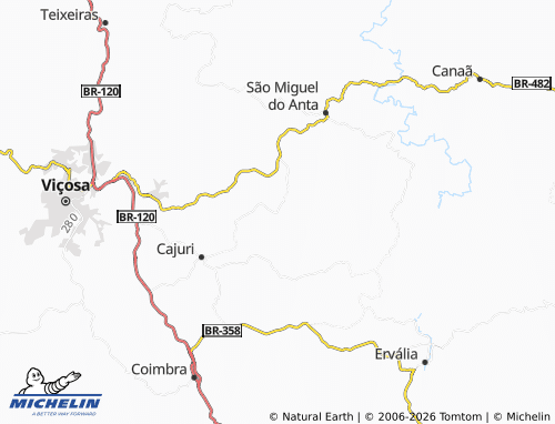 Mappa MICHELIN Paraguai - ViaMichelin