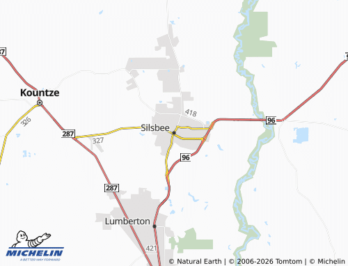 Carte MICHELIN Silsbee - ViaMichelin