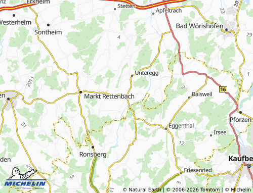 Mappa MICHELIN Oberegg - ViaMichelin