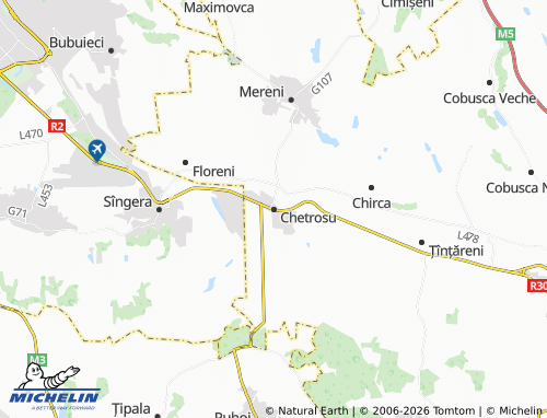 Mappa MICHELIN Chetrosu - ViaMichelin
