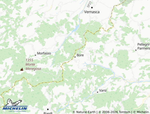 Kaart MICHELIN Bore - ViaMichelin